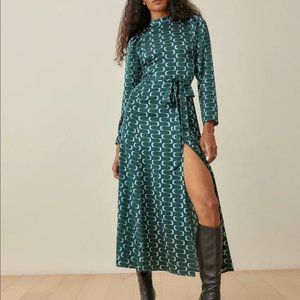 Reformation Julius Silk Dress